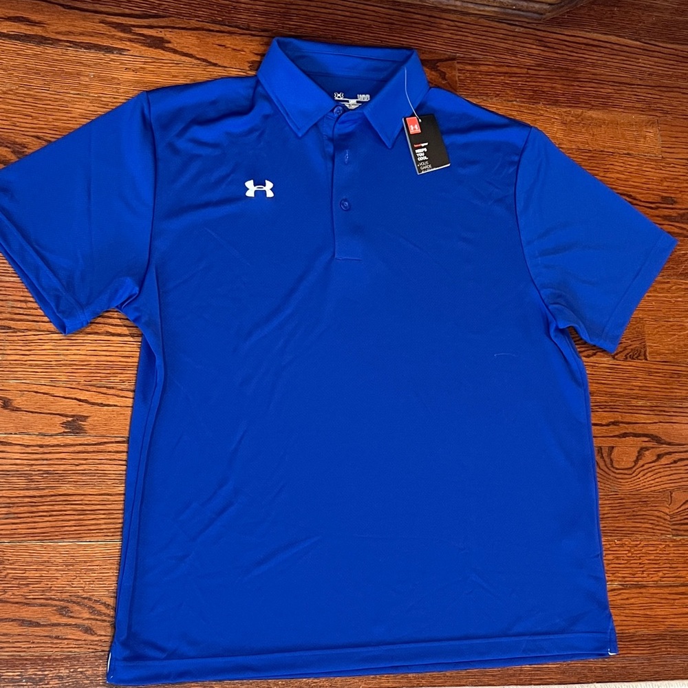 Under Armour Men's Vibrant Blue Polo